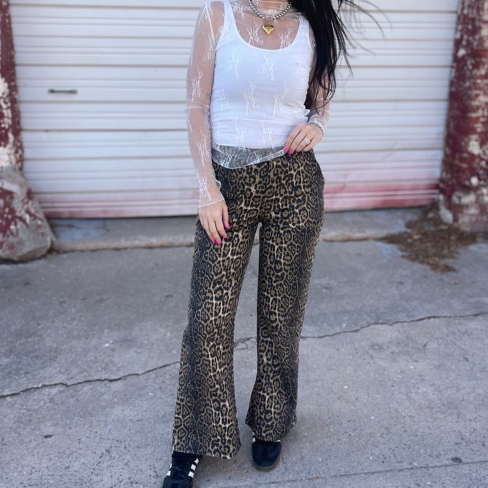 GigiO leopard jeans.